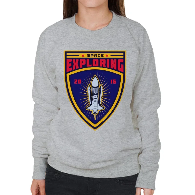 athletic style hoodieNASA Space Exploring Women's Sweatshirt