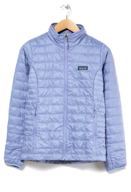 insulated winter jacketPatagonia Nano Puff Women's Insulated Jacket - Light Current Blue