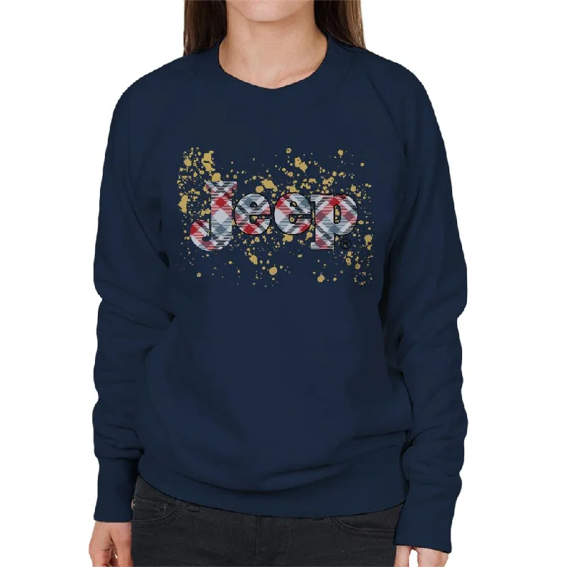 versatile gym hoodieJeep Splattered Logo Women's Sweatshirt