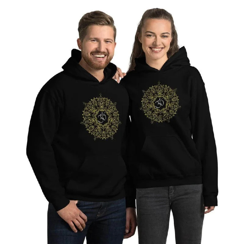 premium gym hoodieMandala Om Symbol Yogi Yoga Unisex Hoodie