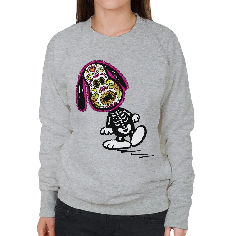 contemporary fitness sweatshirtPeanuts Cinco De Mayo Skeleton Snoopy Women's Sweatshirt