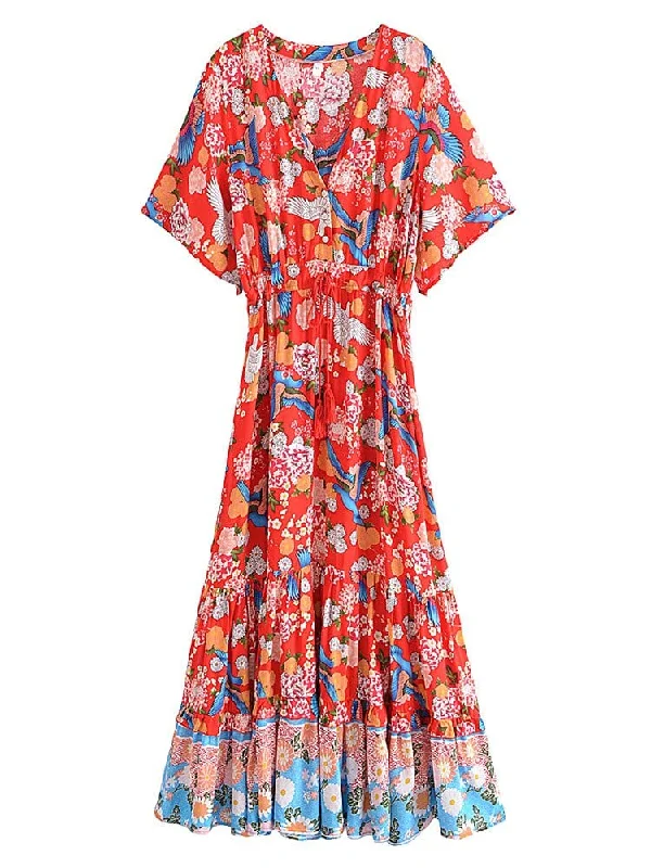 evening dressIRIS Maxi Dress - Red