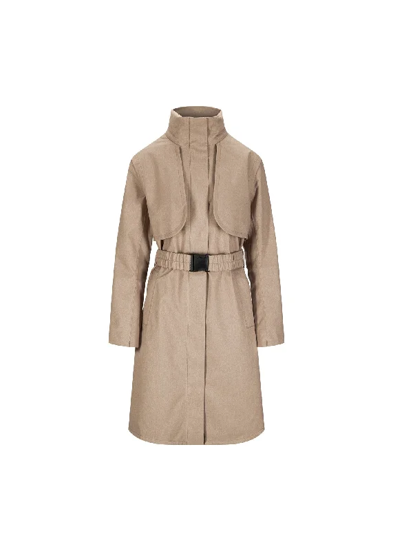 elegant coatSkyet Coat - Taupe