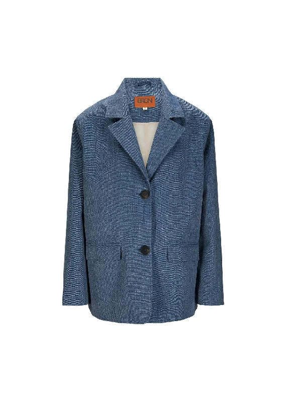 outdoor adventure coatMusk Blazer - Denim Blue