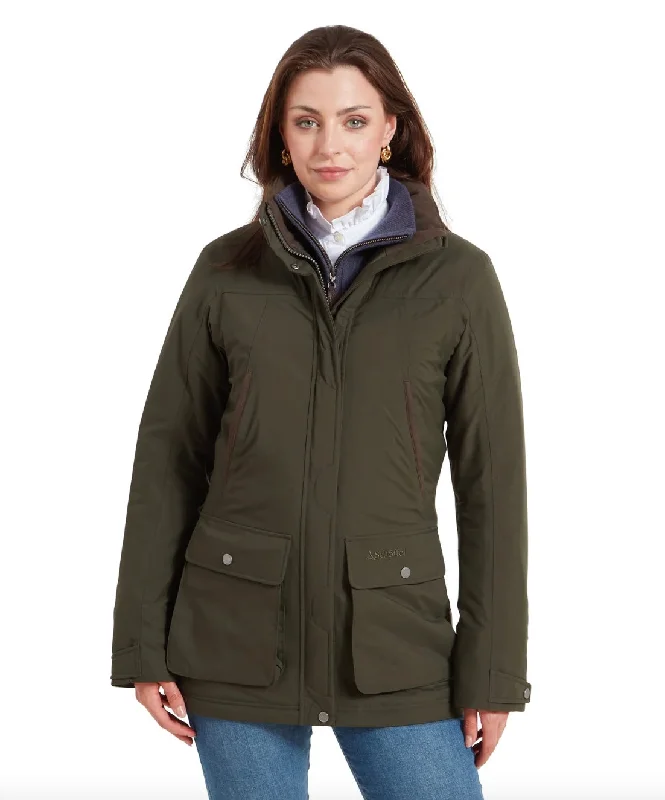 minimalist jacketSchoffel Womens Rockingham coat - Forest