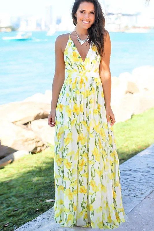 formal dressTropical Print Maxi Dress