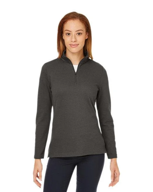 fashionable gym hoodieDevon & Jones New Classics  Ladies' Performance Quarter-Zip DG400W