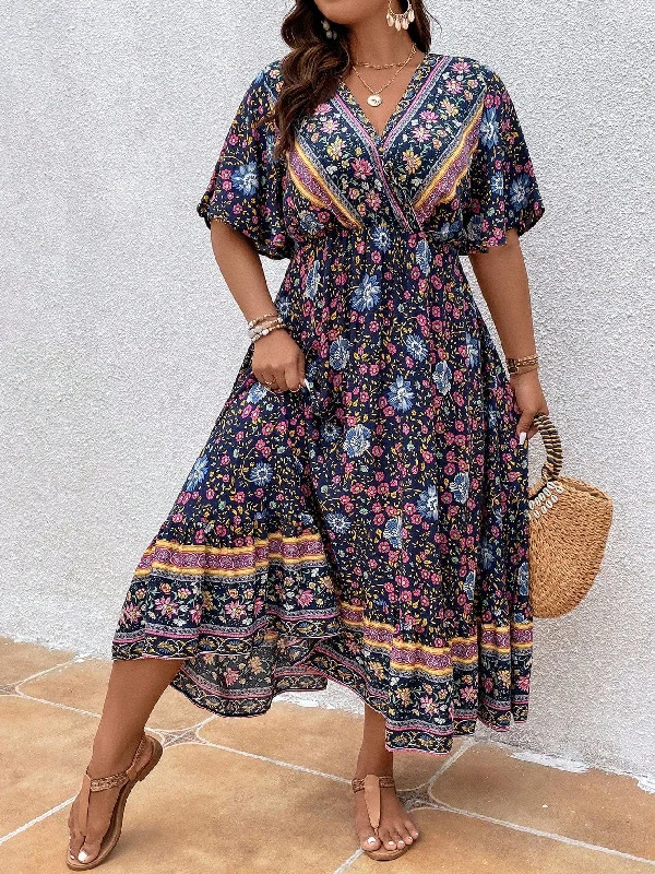 casual knit dressPLUS SIZE Mika Maxi Dress - Navy | LAST SIZES