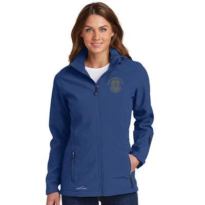 contemporary coatEddie Bauer Ladies' Hooded Soft Shell Parka