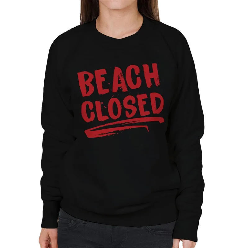 warm workout hoodieJaws Beach Closed Women's Sweatshirt