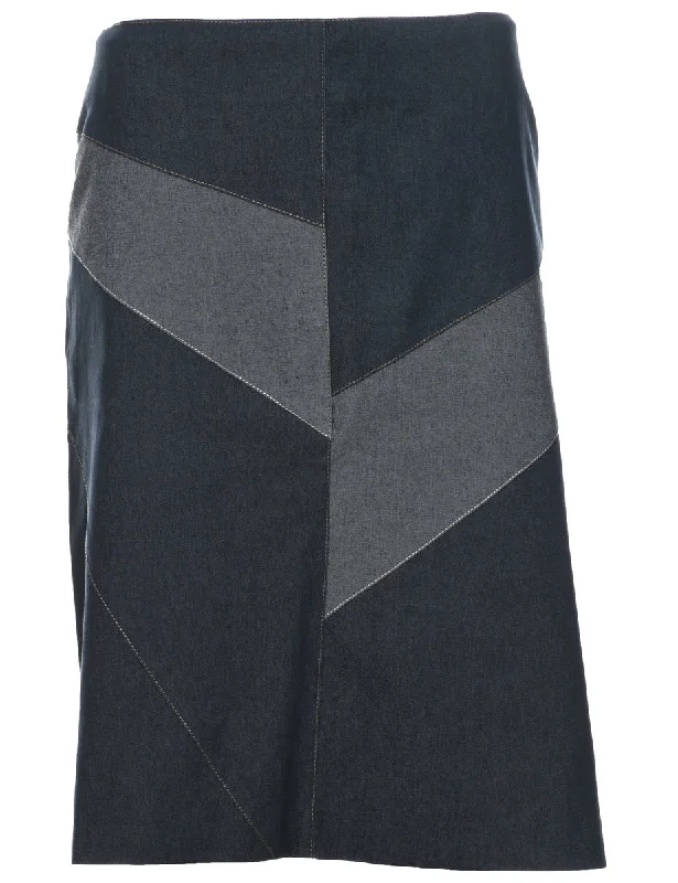 warm outerwearA-Line Denim Skirt - L