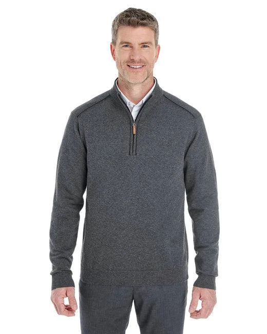 soft gym hoodieDevon & Jones Men's Manchester Fully-Fashioned Quarter-Zip Sweater DG478