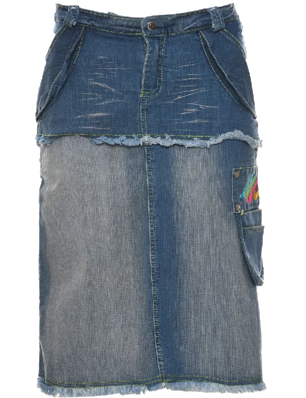 long-sleeve coatPencil Shape Y2K Denim Skirt - M