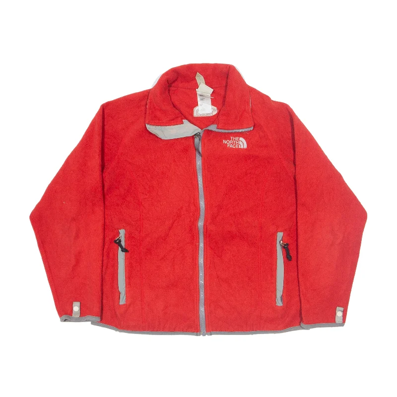 comfortable coatTHE NORTH FACE Fleece Jacket Red Womens M