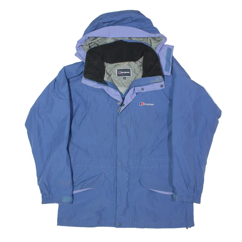 cozy fleece coatBERGHAUS Rain Jacket Blue Womens L