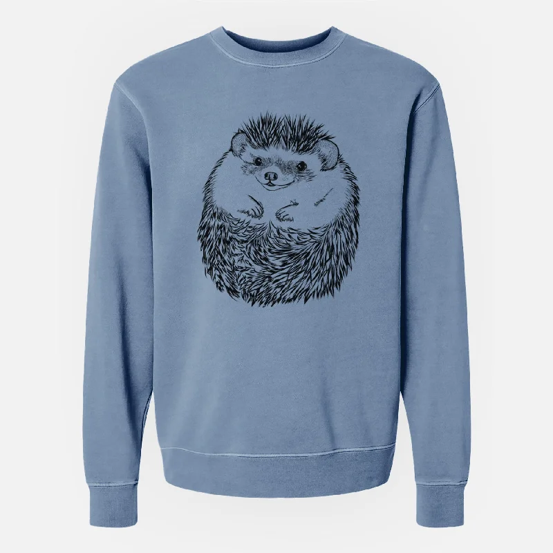 sleek workout sweatshirtBare Sid the Hedgehog - Unisex Pigment Dyed Crew Sweatshirt