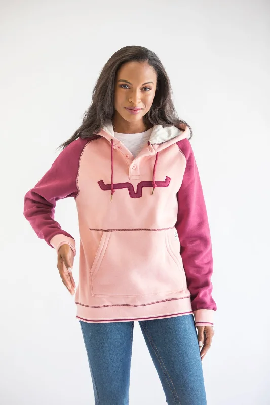 stylish coatKimes Ranch Womens Amigo Rose Cotton blend Hoodie