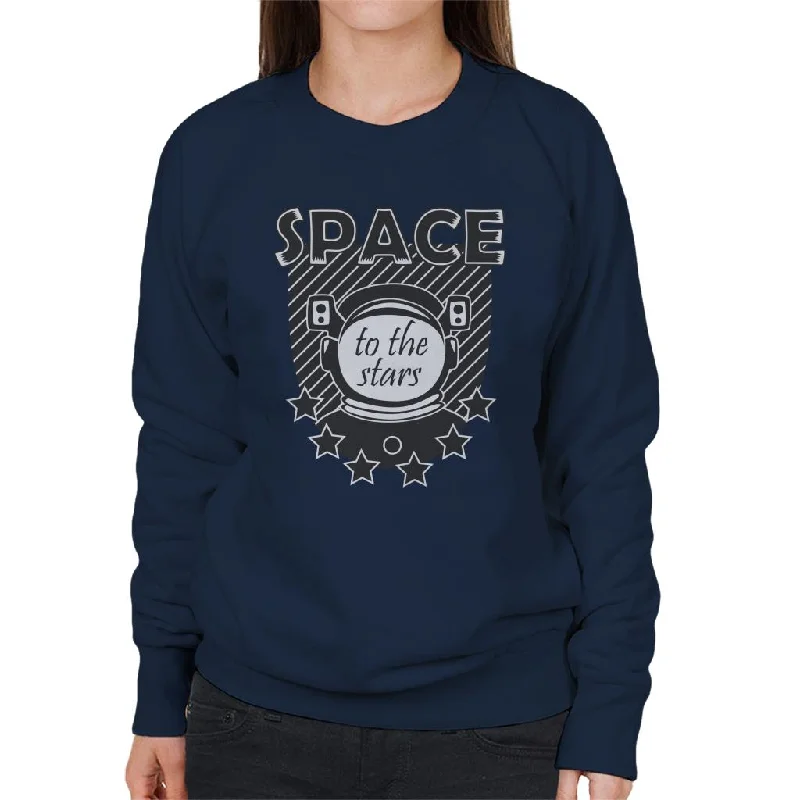 graphic gym sweatshirtNASA Space Astronaut To The Stars Women's Sweatshirt