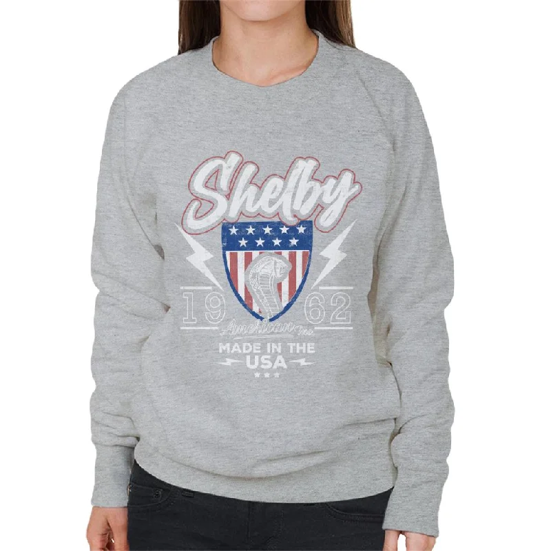 loose fit athletic hoodieShelby 1962 Made In The USA Women's Sweatshirt