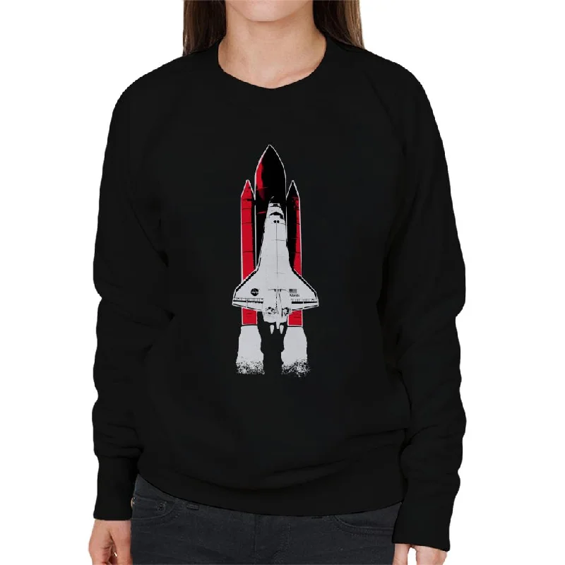 sleek gym hoodieNASA Atlantis Shuttle Launch Women's Sweatshirt