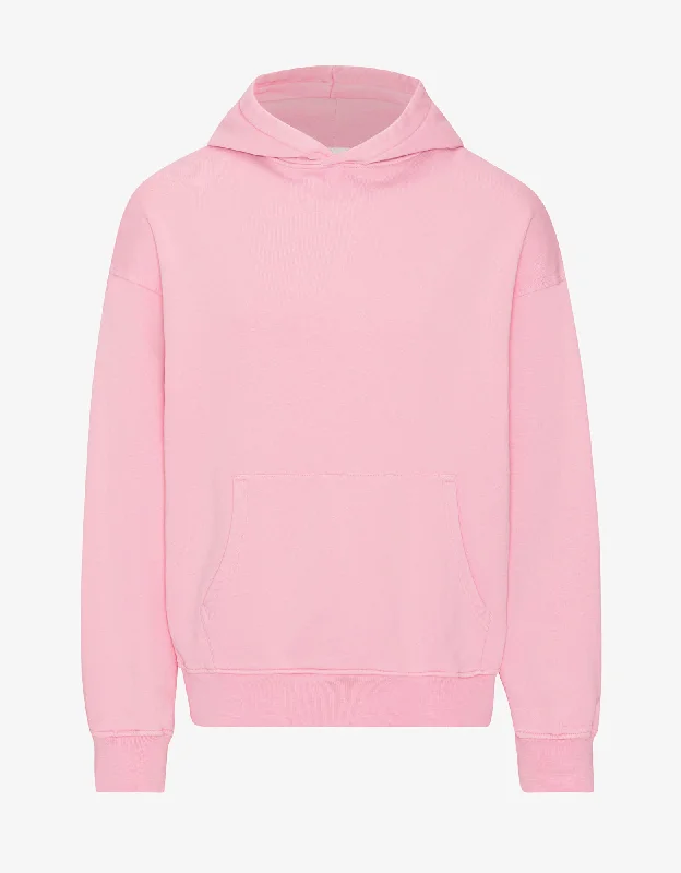 lightweight pulloverminimalist hooded sweatshirtOrganic Oversized Hood - Flamingo Pink