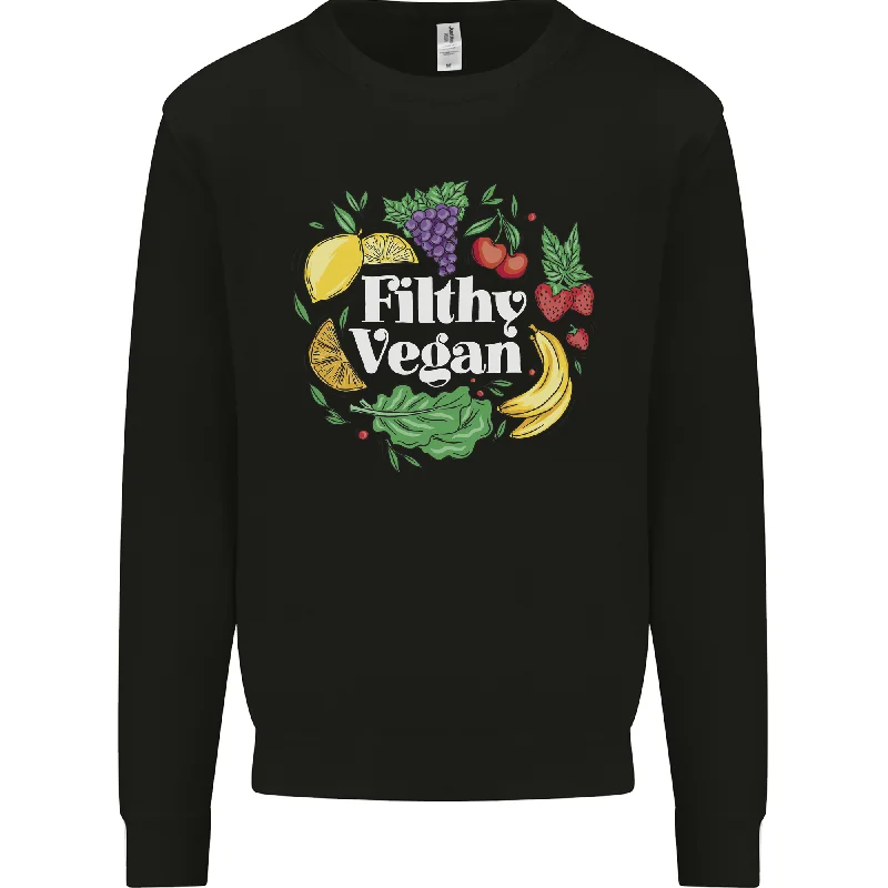 chic fitness hoodieA Filthy Vegan Mens Sweatshirt Jumper