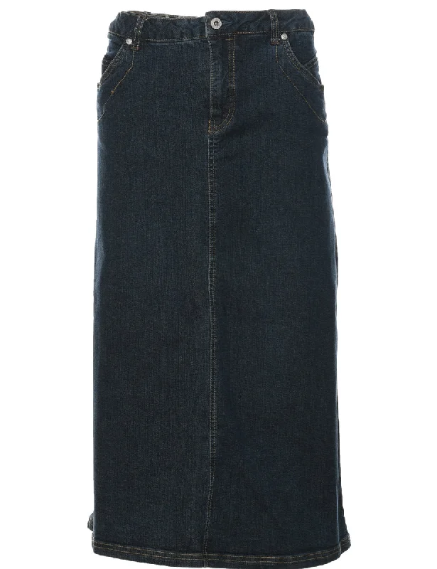 relaxed winter jacketA-Line Denim Skirt - L