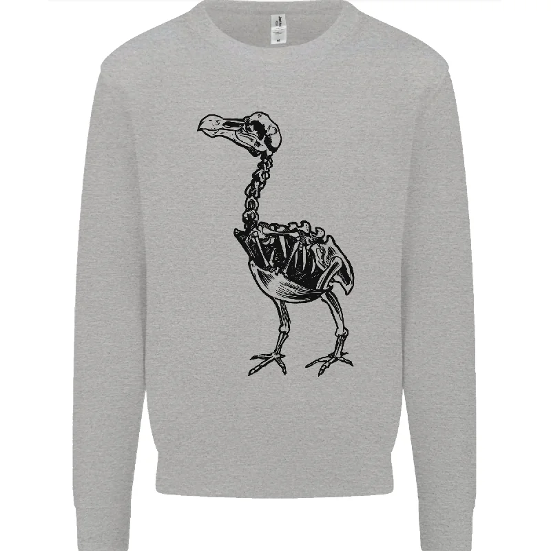 fashionable workout wearA Dodo Skeleton Mens Sweatshirt Jumper