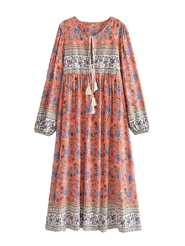 puff sleeve dressFLORA Midi Dress