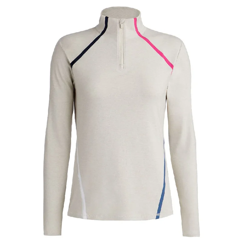 sporty outerwearGfore Colour Block Luxe Staple Quarter Zip Golf Pullover 2024 Women