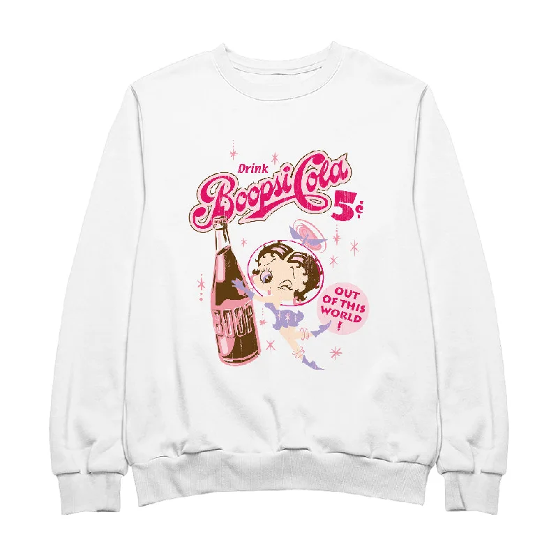 vibrant athletic hoodieBetty Boop Drink Boopsi Cola Women's Sweatshirt