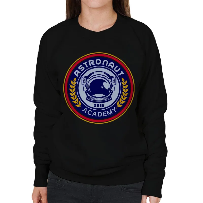 casual workout hoodieNASA Astronaut Academy Icon Women's Sweatshirt