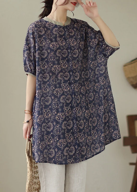 satin midi dressNavy Patchwork Linen Shirt Dress Oversized Print Summer